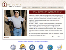 Tablet Screenshot of integrityinspectionstx.com